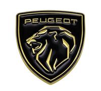 BXJNDM Stickers Carrosserie pour Peugeot 308 CC I 2011-2015, Badge Plaque Signalétique Signe Décoration Autocollants Amovible Autocollant Logo Voiture 6cm,D