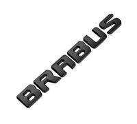 BXJNDM Stickers Carrosserie pour Smart Brabus, Badge Plaque Signalétique Signe Décoration Autocollants Amovible Autocollant Logo Voiture,B-Black