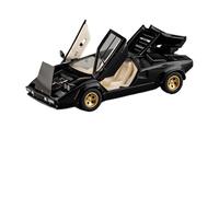 BXJUCBHDO Modèles à l'échelle 1: 24 for Lamborghini LP500S Alliage Moulé sous Pression Modèle Voiture Sport Pull Back Collection Porte Peut Être Ouvert Véhicules à Moteur(Black)