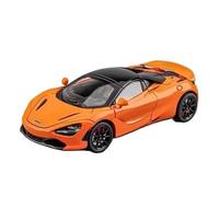 BXJUCBHDO Modèles à l'échelle 1:24 for McLaren 720S Racing Car Model Diecast Metal Sports Simulation Roadster Miniature Porte Peut Être Ouverte Véhicules à Moteur(Orange)