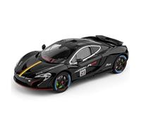 BXJUCBHDO Modèles à l'échelle 1: 24 for McLaren P1 Alliage Moulé sous Pression Modèle Voiture Sport Simulation Aile Papillon Objets Collection Avancés Véhicules à Moteur(Black-nobox)