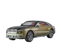 BXJUCBHDO Modèles à l'échelle 1:24 for Rolls Royce Spectre Alliage Moulé sous Pression Modèle Voiture Luxe en Métal Simultiaon Véhicules Collection Véhicules à Moteur(Yellow No Box)