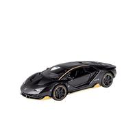 BXJUCBHDO Modèles à l'échelle 1/32 for Lambor LP770 Diecast Model Cars Alloy Autos Simulation Mini Pull Back Belle Collection Ornement Véhicules à Moteur(Matte Black)