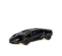 BXJUCBHDO Modèles à l'échelle 1/32 for Lambor LP770 Diecast Model Cars Alloy Autos Simulation Mini Pull Back Belle Collection Ornement Véhicules à Moteur(Bright Black)
