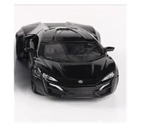 BXJUCBHDO Modèles à l'échelle 1:32 for Lykan Hypersport Super Car Simulation Diecast Metal Alloy Model Pull Back Collection Porte Peut Être Ouverte Véhicules à Moteur(A)