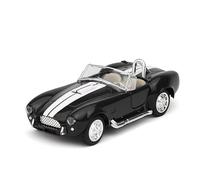 BXJUCBHDO Modèles à l'échelle 1:36 for Shelby Cobra 427 SC Cabriolet Voiture Sport Alliage Moulé sous Pression Modèle Voiture Enfant Cadeau Jouet Ornement Véhicules à Moteur(Black)