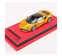 BXJUCBHDO Modèles à l'échelle for Ferrari SF90 Cabriolet Réplique Miniature en Résine À L'échelle 1:64 Objet Collection Statique Classique Véhicules à Moteur(Hard Top)