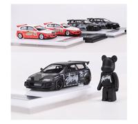 BXJUCBHDO Modèles à l'échelle Modèle Réduit Voiture for Honda Civic Rocket Bunny EG6 À L'échelle 1:64 Alliage Moulé sous Pression Statique Classique Objet Véhicules à Moteur(Black Ordinary)