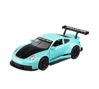 BXJUCBHDO Modèles à l'échelle Modèle Voiture Alliage for Porsche GT3 RS 1:32 avec Rétro-Traction Jouet Rêve Les Amateurs Course Collectionneurs Parfaits Véhicules à Moteur(Sky Blue)