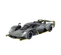 BXJUCBHDO Modèles à l'échelle Sapin 1:24 for Aston Martin Valkyrie AMR Pro Modèle Voiture en Alliage Moulé sous Pression Ornement Automobile À Collectionner Véhicules à Moteur(Titanium)