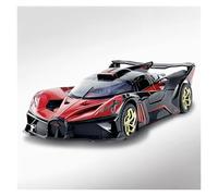 BXJUCBHDO Modèles à l'échelle Sapin 1:32 for Bugatti Bolide Modèle Voiture Sport Moulé sous Pression en Alliage Métallique Collections Classiques Véhicules à Moteur(Red)