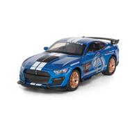 BXJUCBHDO Modèles à l'échelle Sapin 1:32 for Ford Mustang Viper GT500 Modèle Supercar en Alliage Moulé sous Pression Ornements Décoratifs Tendance Véhicules à Moteur(Blue Box)