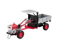 BXJUCBHDO Modèles à l'échelle Tracteur À Main en Alliage Simulation Scooter Agricole Rétro Puissance Avancée Collection Cadeau Véhicules à Moteur(Red-nobox)