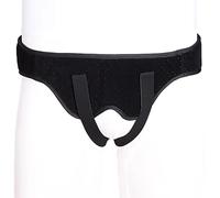 BXKF Ceinture pour Hernie Inguinale, Ceinture Herniaire avec 2 Coussinets de Compression Amovibles pour la Prévention et la Récupération Avant et Après Une Intervention Chirurgicale(Large)