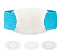 BXKF Ceinture pour Hernie Ombilicale, Ceinture Abdominale pour Bébé avec 3 Coussinets de Compression, Soutien Pré et Postopératoire(Small)
