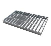 BXKF Grille de Drainage en Acier Galvanisé, Caniveau Exterieur Grille Robuste, Grille D'Égout pour Cour/Égout/Garage, Drainage Fluide, Charge de 2 Tonnes(50 * 30 * 2cm/20 * 12 * 0.8in)
