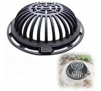 BXKF Grille de Drainage en Fonte Ductile, Caniveau Exterieur Grille et Cadre, Grille D'Égout de Sol/Toit Robuste pour Jardin/Terrasse/Cour, Drainage Rapide(60 * 60 * 15cm/24 * 24 * 6in)