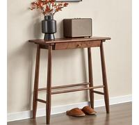 BXKF Table Console Étroite, Console Meuble avec Tiroir et Poignée en Laiton, Table Console en Bois pour Salon, Chambre, Couloir