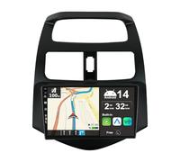 BXLIYER Android 14 IPS Autoradio pour Chevrolet Spark M300 2009-2016 - 2G+32G - sans Fil Carplay + Android Auto - Caméra arrière GRATUITES - 2 Din 9 Pouce Dab Volant WLAN 4G Fast-Boot Split-Screen