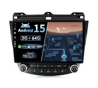 BXLIYER Android 15-10.1 Pouce 2G+64G Autoradio pour Honda Accord 7th (2002-2007) - Caméra arrière Canbus GRATUITES - CarPlay Dab Volant Bluetooth 5.0 WLAN 4G Android Auto DSP - 2.5D Écran 2 Din