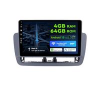 BXLIYER Android 15 Autoradio pour Seat Ibiza (2012-2015) - [4G+64G] - Built-in DSP/Carplay/Android Auto - 2 Din 9 Pouce IPS Caméra + MIC Soutien Dab Volant BT5.0 WLAN 4G 360-CAM Fast-Boot