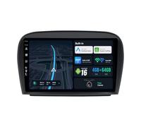 BXLIYER Android 16 IPS Autoradio pour Mercedes SL R230 (2005-2012) - 4G+64G - sans Fil Carplay + Android Auto - Caméra arrière GRATUITES - 2 Din 9 Pouce Dab Volant WLAN 4G Fast-Boot Split-Screen EQ