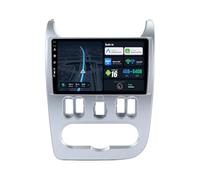 BXLIYER Android 16 IPS Autoradio pour Renault Logan 1 Sandero/Largus Dacia Duster 2009-2017 - 4G+64G - sans Fil Carplay + Android Auto - Caméra arrière - 2 Din 9 Pouce Dab Volant 4G Split-Screen EQ