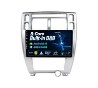 BXLIYER Dab intégré - Autoradio Android 15 IPS pour Hyundai Tucson JM (2004-2010) - Carplay sans Fil Android Auto - 4G + 64G - Caméra + MIC - 10.1" - Commande au Volant Dual Band WiFi 360-CAM DSP