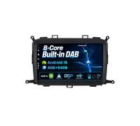BXLIYER Dab intégré - Autoradio Android 16 IPS pour Kia Carens 2012-2017 - Carplay sans Fil Android Auto - 4G + 64G - Caméra + MIC - 9" - Commande au Volant Dual Band WiFi 360-CAM DSP Bluetooth