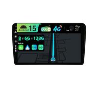 BXLIYER - [INTEGRE 4G / Dab] - 6G+128G - Android 15 Autoradio pour Audi A3 8P 8PA S3 RS3 (2003-2013) - sans Fil Carplay + Android Auto - Caméra + MIC - 2 Din QLED 9 Pouce - Volant 360-CAM DSP WiFi