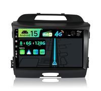 BXLIYER - [INTEGRE 4G Dab] - 6G+128G - Android 15 Autoradio pour Kia Sportage (2010-2015) - sans Fil Carplay + Android Auto - Caméra + MIC - 2 Din IPS 9 Pouce - Volant 360-CAM Fast-Boot WiFi DSP HDMI
