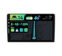 BXLIYER | INTEGRE 4G LTE & DAB| 6G+128G - Android 14 Autoradio Pour BENZ W209-W203 W168 ML W163 W463 Viano W639 - Carplay + Android Auto - Caméra + MIC - 2 Din QLED 9 Pouce - Volant Dual Band WIFI DSP
