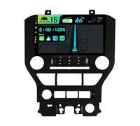 BXLIYER | INTEGRE 4G LTE & Dab| 6G+128G - Android 15 Autoradio pour Ford Mustang (2015-2020) - Carplay + Android Auto - Caméra + MIC - 2 Din QLED 9 Pouce - Volant 360-CAM Fast-Boot Dual Band WiFi DSP