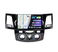 BXLIYER | INTEGRE 4G LTE & DAB| 6G+128G - Android 15 Autoradio Pour Toyota Fortuner Hilux Revo Vigo (2004-2014) - Carplay + Android Auto - Caméra + MIC - 2 Din QLED 9 Pouce - Volant Dual Band WIFI DSP
