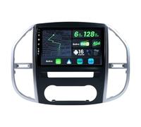 BXLIYER | INTEGRE 4G LTE & Dab| - 6G+128G - Android 16 Autoradio pour Benz Vito 3 W447 (2014-2020) GPS Radio - Carplay Android Auto - Caméra + MIC - 2 Din QLED 10.1 Pouce - Volant WiFi 360-CAM HDMI