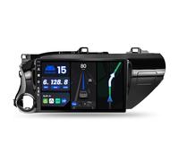 BXLIYER - [Octa-Core, 6G+128G] - Android 14 Autoradio pour Toyota Hilux (2015-2020) - sans Fil Carplay + Android Auto - LED Caméra + MIC - 2 Din IPS 10.1 Pouce DSP Dab Volant Dual Band WLAN Bluetooth