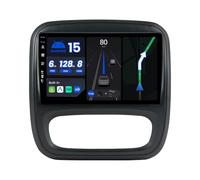 BXLIYER - [Octa-Core, 6G+128G] - Android 15 Autoradio Pour Renault trafic 3 / Opel Vivaro B (2014-2021) - Sans fil Carplay + Android Auto - Caméra + MIC - 2 Din IPS 9 Pouce - Dab Volant Dual Band WLAN