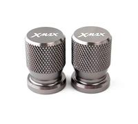 BXMoto Capuchon Bouchon de Valve d'air Cache-poussière Aluminium Motos Soupape de Roue Couvercles pour Yamaha Xmax 125 250 300 400