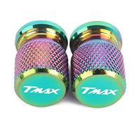 BXMoto Capuchon Bouchon de Valve d'air Cache-poussière Aluminium Motos Soupape de Roue Couvercles pour Yamaha TMAX 500 530 SX DX
