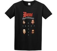 BXNHYESWS Adult T-Shirts Bone Thugs-N-Harmony Crossroads Black Manches Courtes(3X-Large)