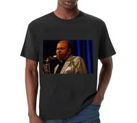 BXNHYESWS Benny Golson - Premium Men's Crewneck T-Shirt Manches Courtes(Large)