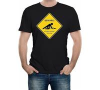 BXNHYESWS Beware Drunk People Crossing Mens White Yellow Black Red Mens t Shirt Men Funny Alcohol Stag Party Crawl Sign Manches Courtes(XX-Large)
