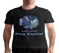 BXNHYESWS Capital Steez Men's Funny Graphic T-Shirt Tops XS Manches Courtes(XX-Large)