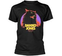 BXNHYESWS Danko Jones 'Wild Cat' T Shirt - New Manches Courtes(Large)