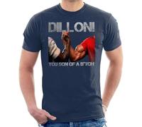 BXNHYESWS Dillon Arnie Quote Predator Men's T-Shirt Manches Courtes(Large)