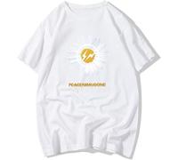 BXNHYESWS douchi Men's Ordinary Round Neck Custom Short Sleeves Summer Cartoon Anime Ordinary Casual Round Neck Short Sleeves Hemden(Medium)