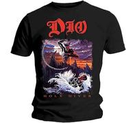 BXNHYESWS Holy Diver' Mens T-Shirt Hemden(Small)