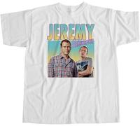 BXNHYESWS Jeremy Usbourne T Shirt Peep Show Super Hans Mark Homage Usbourne Funny Corrigan White Hemden(Large)