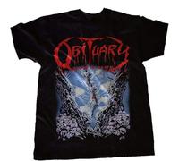 BXNHYESWS jianjie Men's AL Obituary-Cause of Death-Death Metal-Deicide-Death,T-Shirt Manches Courtes(X-Large)