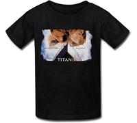 BXNHYESWS Kid's Titanic Movie 3D James Cameron T-Shirt XS Manches Courtes(X-Large)